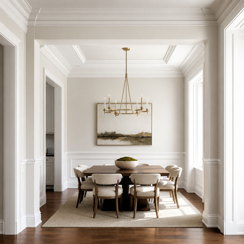 Detailed Trim & Crown Moldings